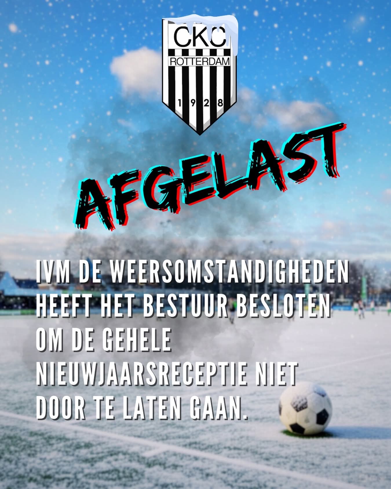 Afgelast!