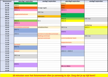 Updated: Schema FotoShoot voor Voetbalplaatjes Jubileumboek